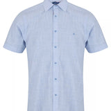 DG's Drifter Mens - Regular Short Sleeve Casual Shirt - Sky Blue - Wildvine Clothing, Spalding, Lincolnshire