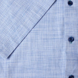 DG's Drifter Mens - Regular Short Sleeve Casual Shirt - Ocean Blue - 14501SS - 27