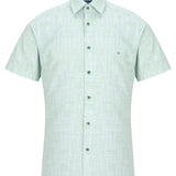 DG's Drifter Mens - Regular Short Sleeve Casual Shirt - Giovanni - Green - 14501SS 34