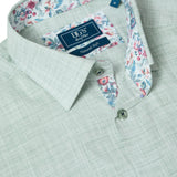 DG's Drifter Mens - Regular Short Sleeve Casual Shirt - Giovanni - Green - 14501SS 34