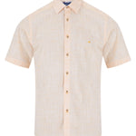 DG's Drifter Mens - Regular Short Sleeve Casual Shirt - Apricot / Yellow - 14501SS - 52 - Wildvine Clothing, Spalding, Lincolnshire