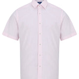 DG's Drifter Mens - Regular Short Sleeve Casual Shirt - Giovanni - Light Pink - 14501SS 61
