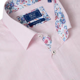 DG's Drifter Mens - Regular Short Sleeve Casual Shirt - Giovanni - Light Pink - 14501SS 61