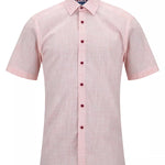 DG's Drifter Mens - Regular Short Sleeve Casual Shirt - Pink - Wildvine Clothing, Spalding, Lincolnshire