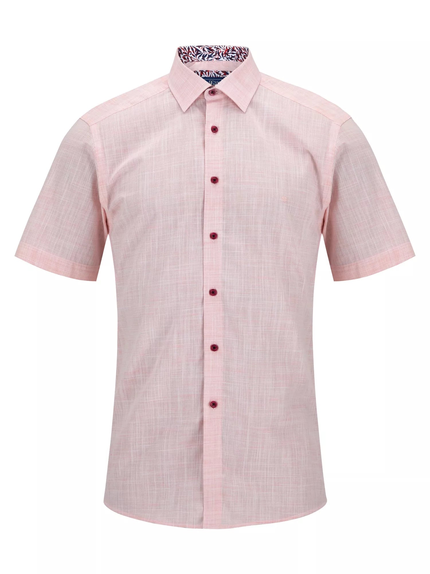 DG's Drifter Mens - Regular Short Sleeve Casual Shirt - Pink - Wildvine Clothing, Spalding, Lincolnshire
