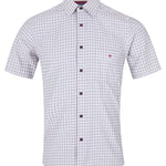 DG's Drifter Mens - Regular Short Sleeve Casual Shirt - Red/Blue - 14603SS - 63 - Wildvine Clothing, Spalding, Lincolnshire