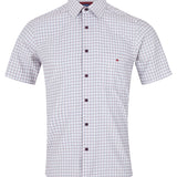 DG's Drifter Mens - Regular Short Sleeve Casual Shirt - Red/Blue - 14603SS - 63 - Wildvine Clothing, Spalding, Lincolnshire