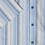 DG's Drifter Mens - Regular Short Sleeve Casual Shirt - White/Blue - 14783SS - 24 - Wildvine Clothing, Spalding, Lincolnshire