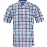 DG's Drifter Mens - Regular Short Sleeve Casual Shirt - Blue - Wildvine Clothing, Spalding, Lincolnshire