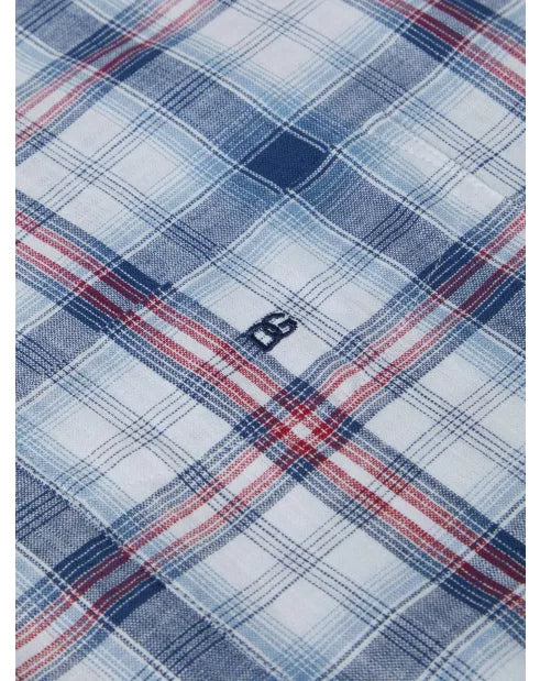 DG's Drifter Mens - Regular Short Sleeve Casual Shirt - Blue - Wildvine Clothing, Spalding, Lincolnshire