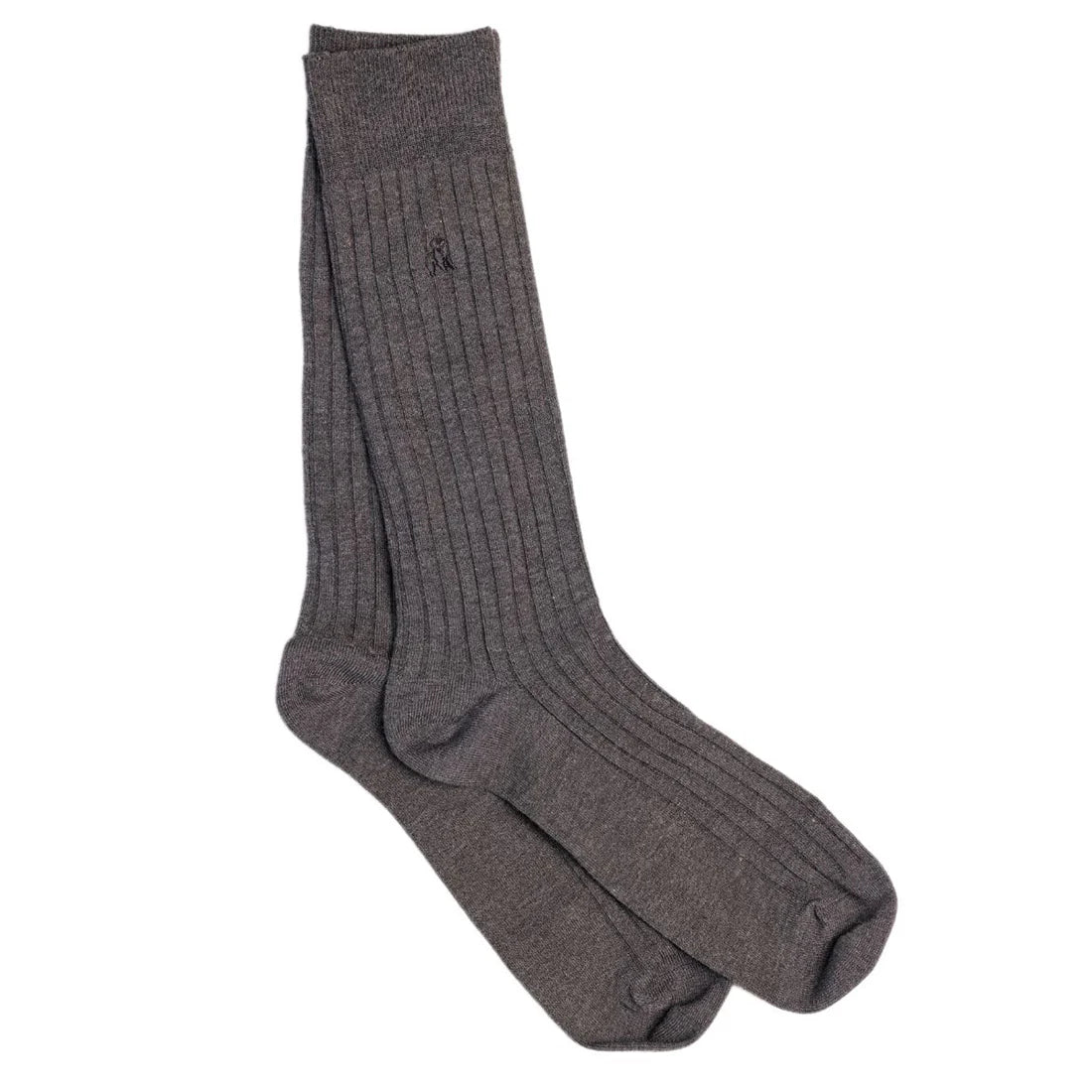 Swole Panda - Mens Bamboo Socks - Marl Grey - Wildvine Clothing, Spalding, Lincolnshire