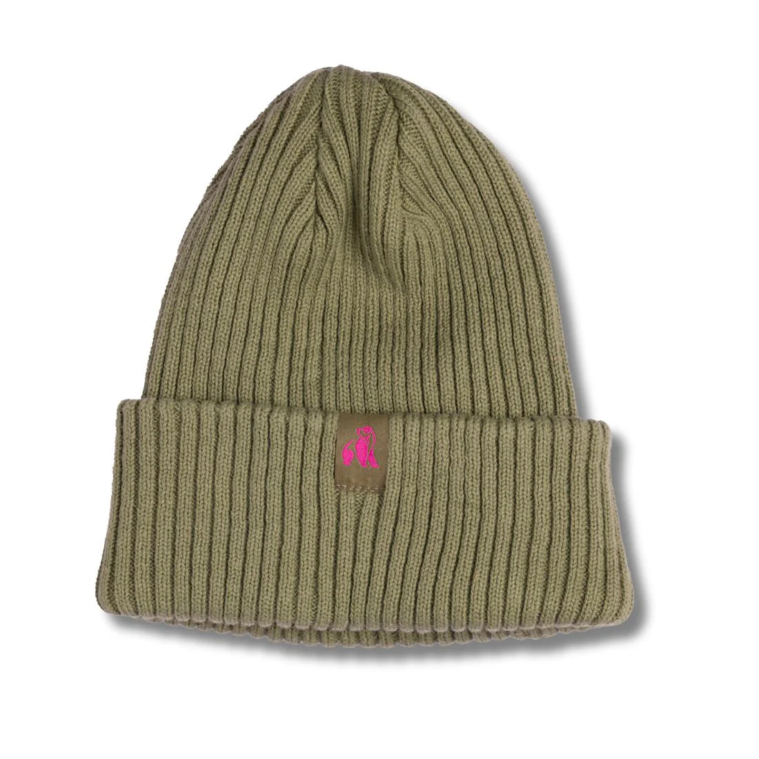 Swole Panda - Mens Organic Cotton Beanie - Olive - Wildvine Clothing, Spalding, Lincolnshire