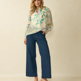 D.E.C.K By Decollage - Ladies Wide Leg Trousers - Denim - Wildvine Clothing, Spalding, Lincolnshire