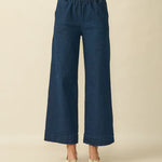 D.E.C.K By Decollage - Ladies Wide Leg Trousers - Denim - Wildvine Clothing, Spalding, Lincolnshire
