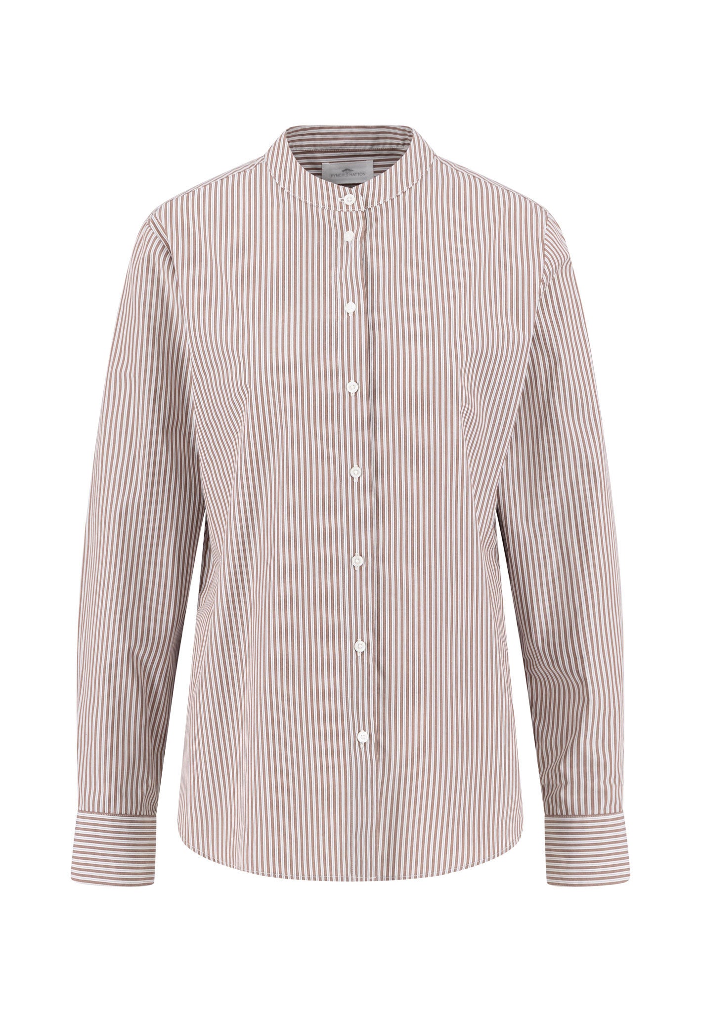 Fynch-Hatton - Ladies Blouse CST Fine Stripe - Cinnamon 862 - Wildvine Clothing, Spalding, Lincolnshire