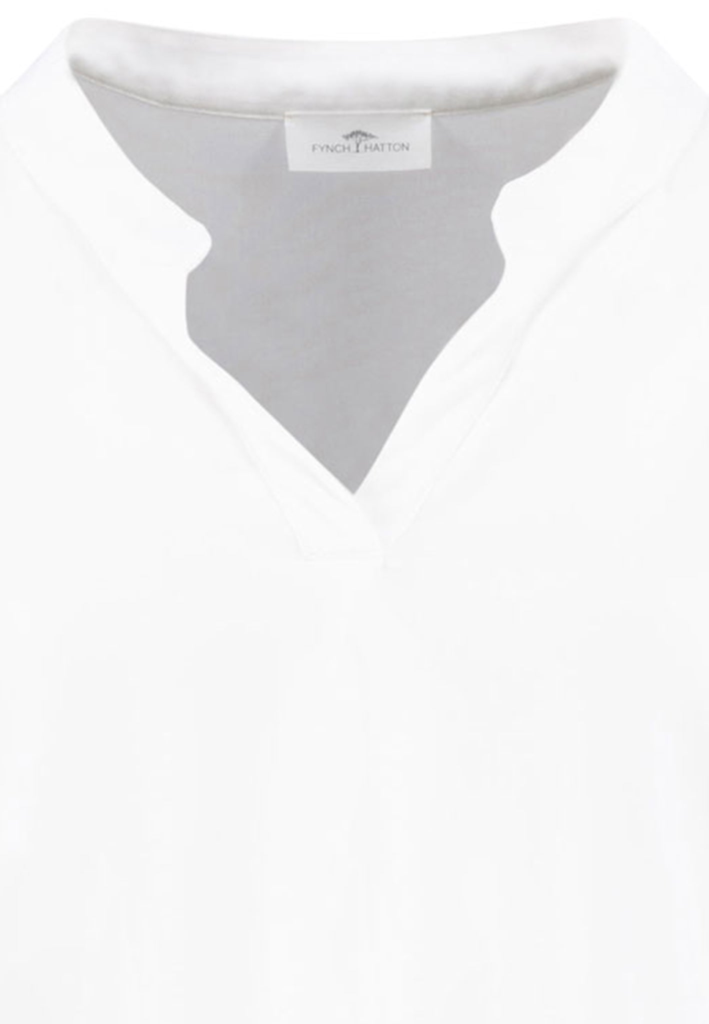 Fynch-Hatton - Ladies Blouse A Solid - White 111 - Wildvine Clothing, Spalding, Lincolnshire