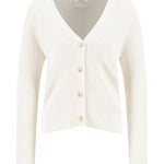 Fynch-Hatton - Ladies Cardigan Cotton - Milk 122 - Wildvine Clothing, Spalding, Lincolnshire