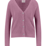 Fynch-Hatton - Ladies Cardigan Cotton - Mauve Rose 455 - Wildvine Clothing, Spalding, Lincolnshire