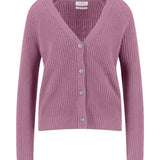 Fynch-Hatton - Ladies Cardigan Cotton - Mauve Rose 455 - Wildvine Clothing, Spalding, Lincolnshire