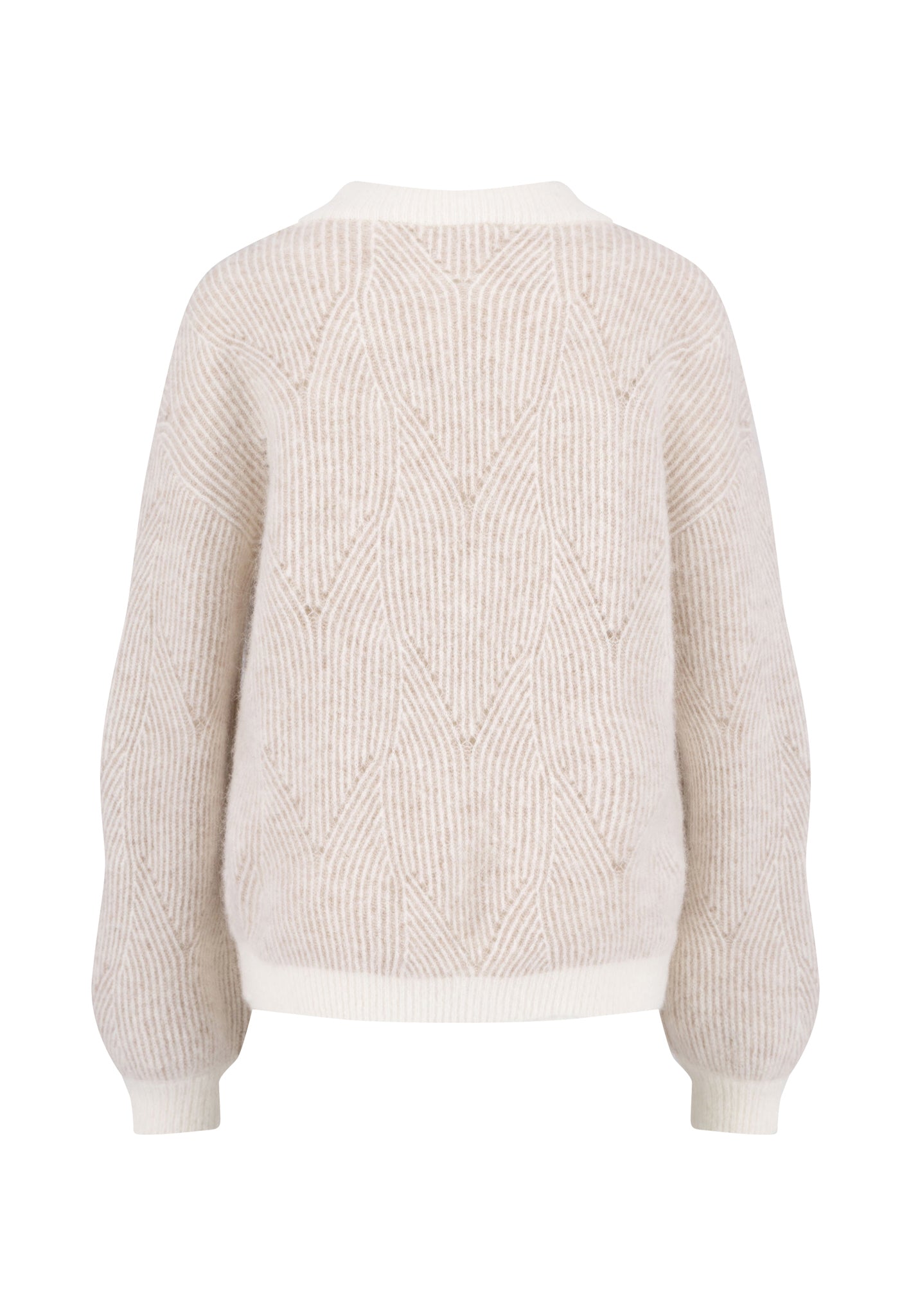 Fynch-Hatton - Ladies Pullover - Tulips - Capucchino 842 - Wildvine Clothing, Spalding, Lincolnshire