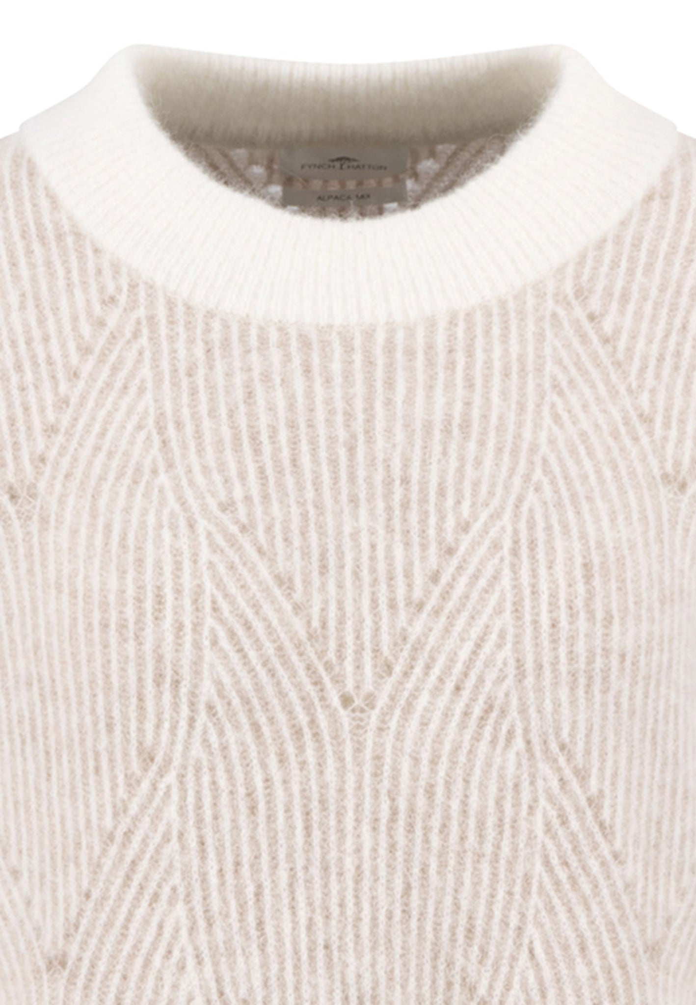 Fynch-Hatton - Ladies Pullover - Tulips - Capucchino 842 - Wildvine Clothing, Spalding, Lincolnshire