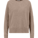 Fynch-Hatton - Ladies Pullover - O-Neck Merrino Wool - Cappuchino 842 - Wildvine Clothing, Spalding, Lincolnshire