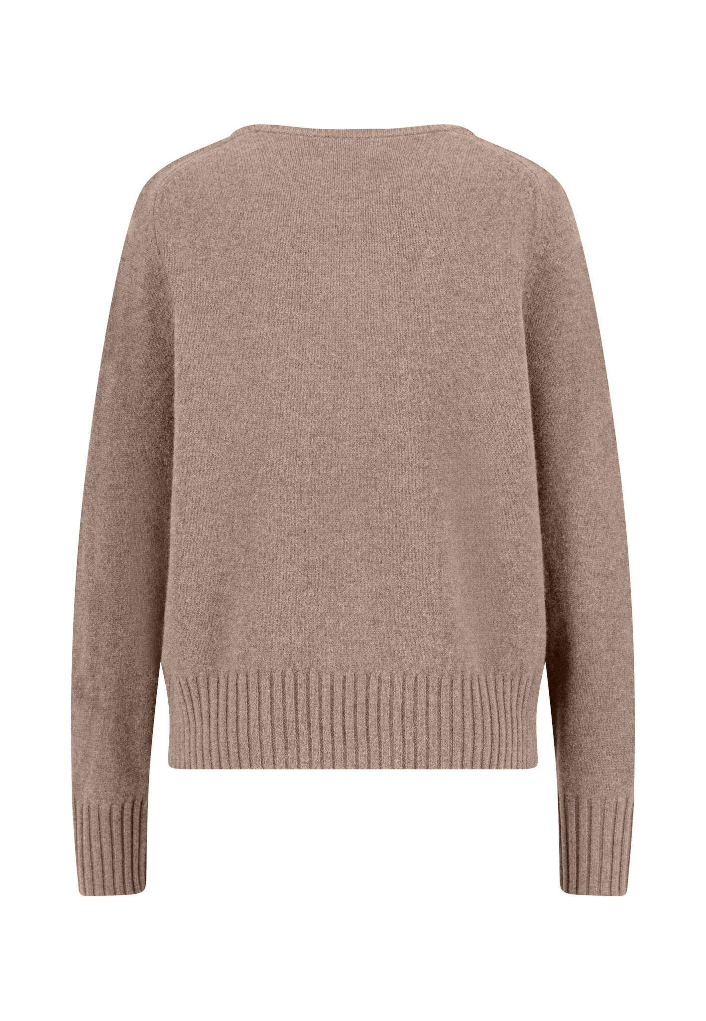 Fynch-Hatton - Ladies Pullover - O-Neck Merrino Wool - Cappuchino 842 - Wildvine Clothing, Spalding, Lincolnshire