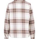 Fynch-Hatton - Ladies Blouse - CL Flannel Check - Chocolate 892 - Wildvine Clothing, Spalding, Lincolnshire