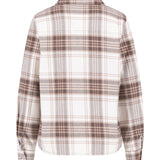 Fynch-Hatton - Ladies Blouse - CL Flannel Check - Chocolate 892 - Wildvine Clothing, Spalding, Lincolnshire