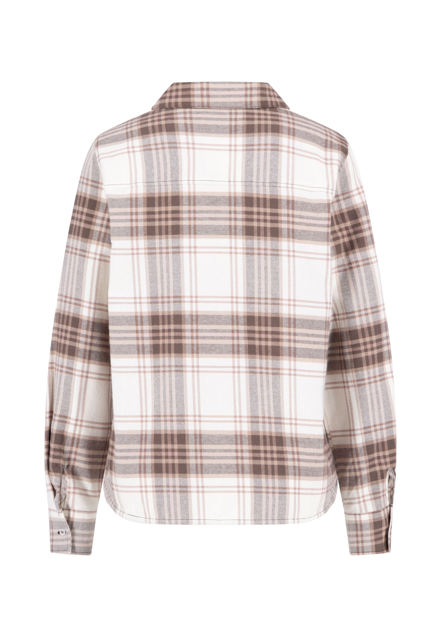 Fynch-Hatton - Ladies Blouse - CL Flannel Check - Chocolate 892 - Wildvine Clothing, Spalding, Lincolnshire