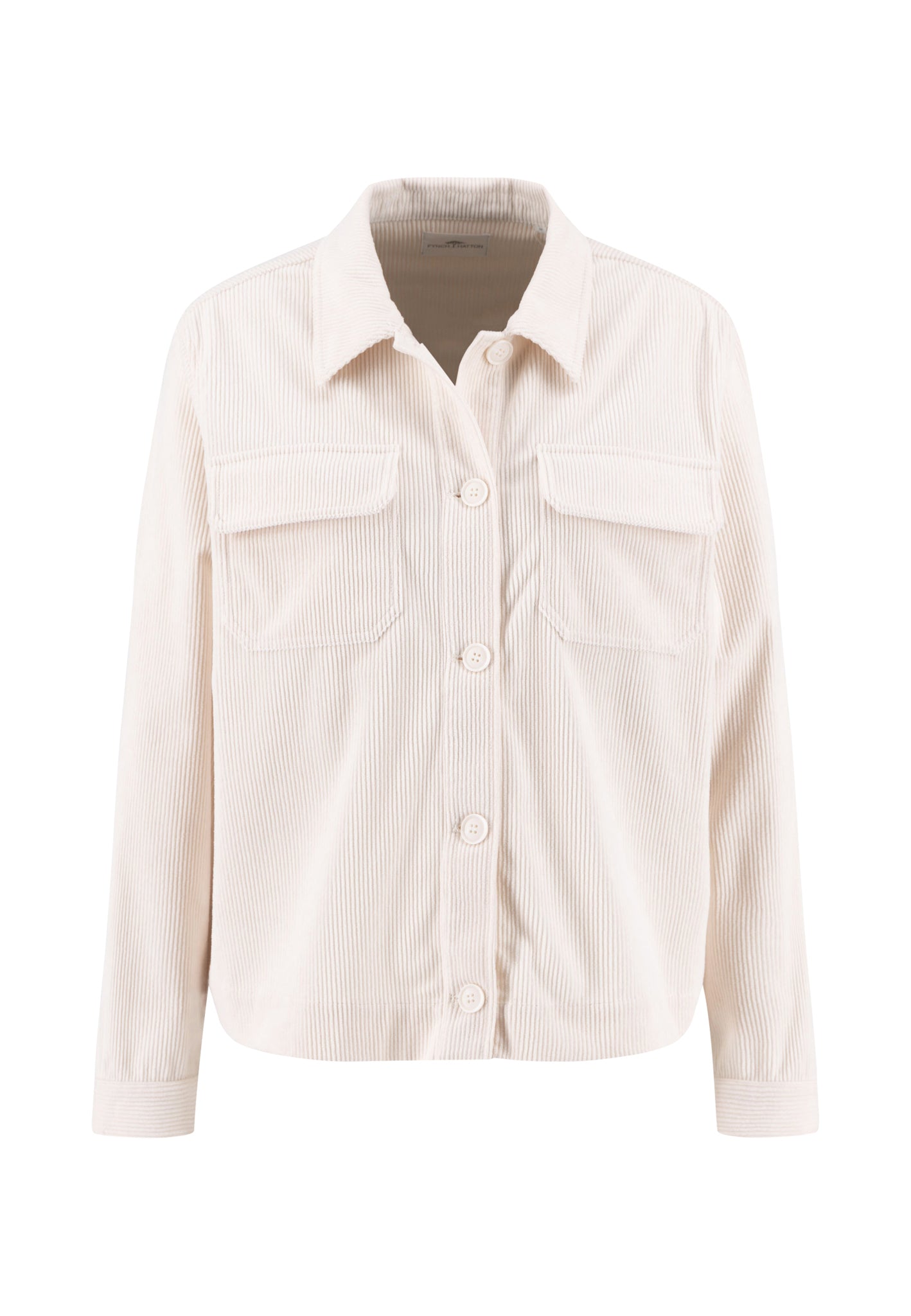 Fynch-Hatton - Ladies Overshirt - Corduroy - Milk 122 - Wildvine Clothing, Spalding, Lincolnshire