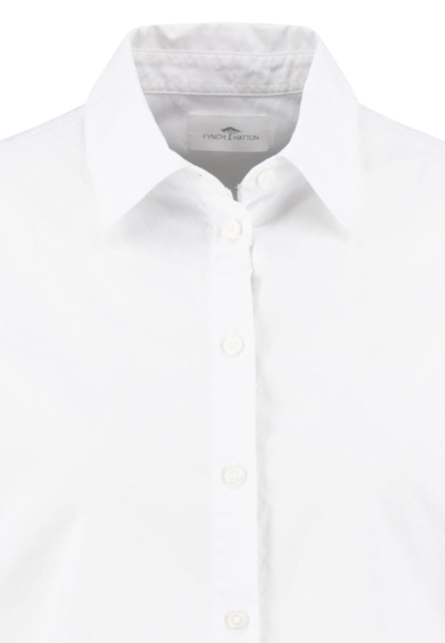 Fynch-Hatton - Ladies Blouse - CL Oxford - White 111 - Wildvine Clothing, Spalding, Lincolnshire