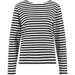 Fynch-Hatton - Ladies Jersey - Long Sleeve Stripe - Milk 122 - Wildvine Clothing, Spalding, Lincolnshire