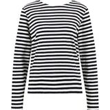 Fynch-Hatton - Ladies Jersey - Long Sleeve Stripe - Milk 122 - Wildvine Clothing, Spalding, Lincolnshire