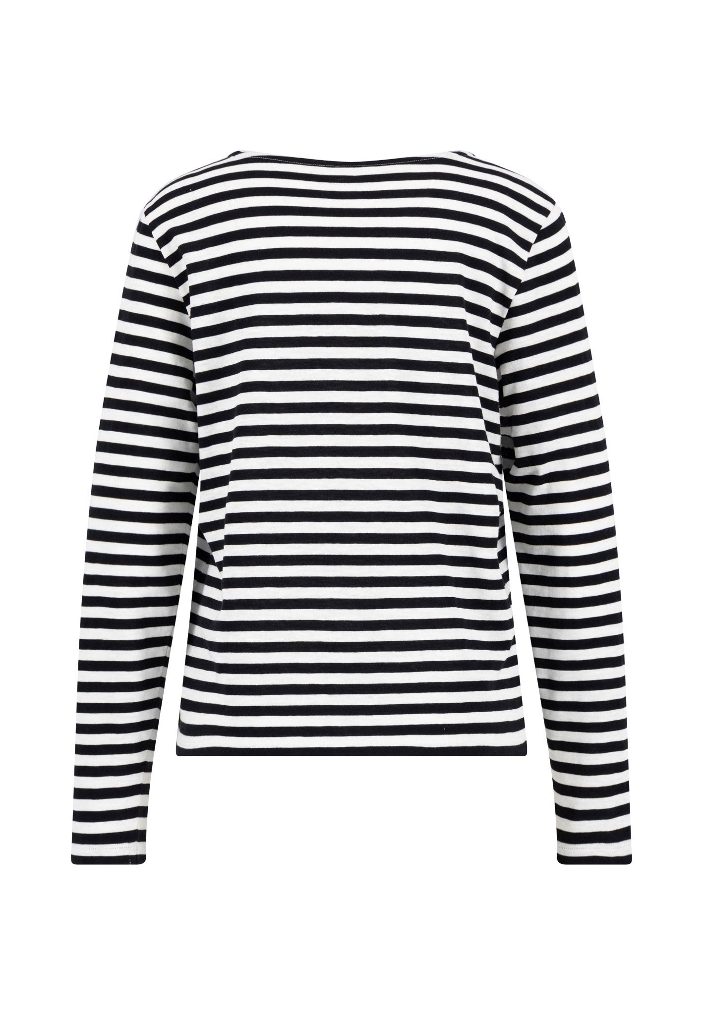 Fynch-Hatton - Ladies Jersey - Long Sleeve Stripe - Milk 122 - Wildvine Clothing, Spalding, Lincolnshire