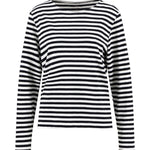 Fynch-Hatton - Ladies Jersey - Long Sleeve Stripe - Milk 122 - Wildvine Clothing, Spalding, Lincolnshire