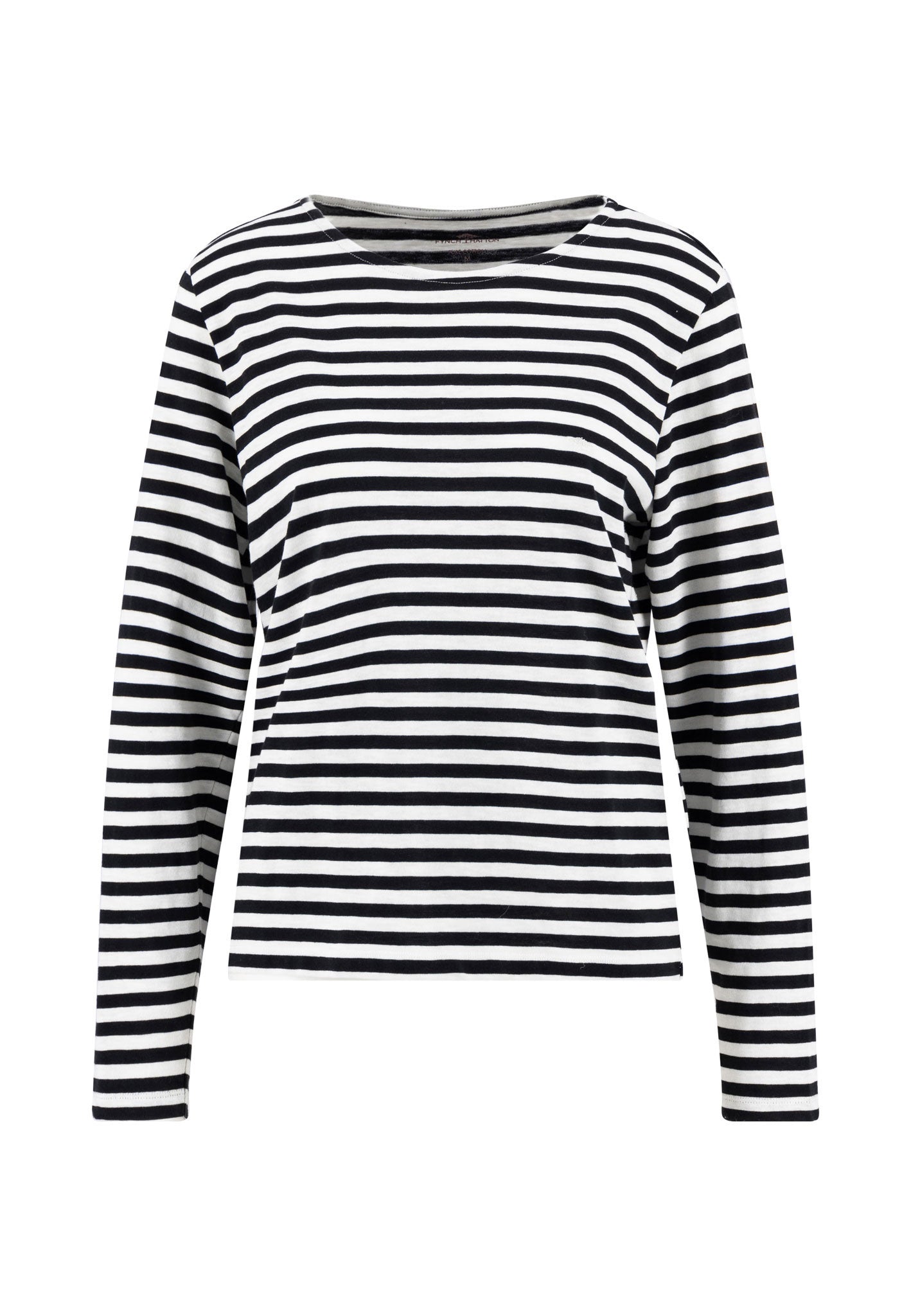 Fynch-Hatton - Ladies Jersey - Long Sleeve Stripe - Milk 122 - Wildvine Clothing, Spalding, Lincolnshire