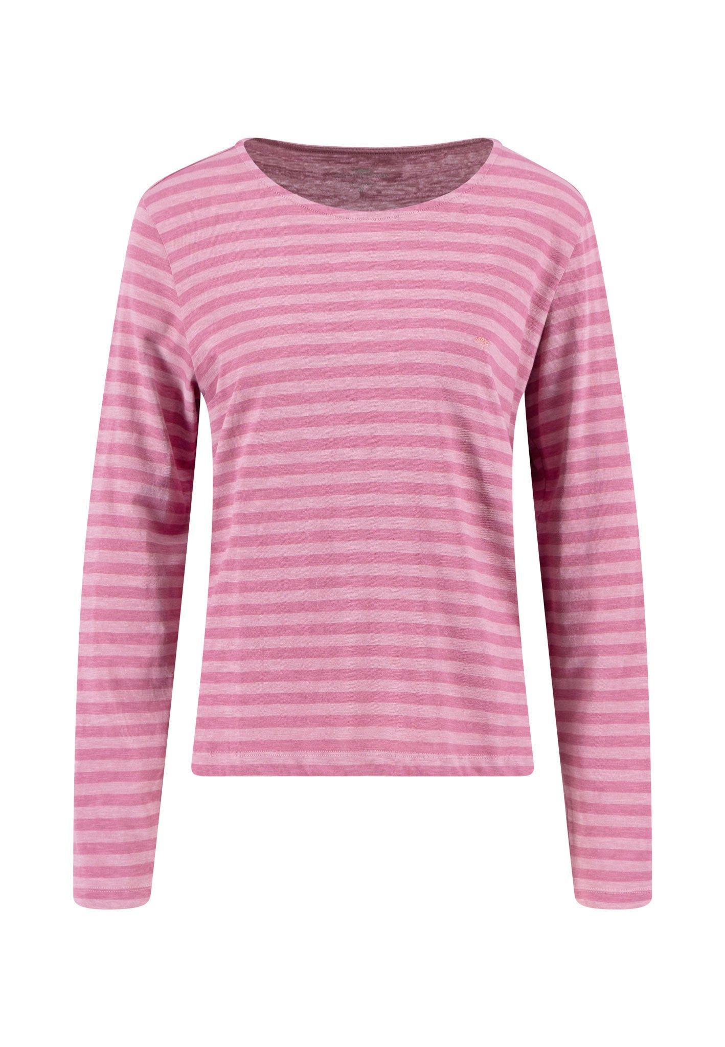 Fynch-Hatton - Ladies Jersey - Long Sleeve Stripe - Berry Rose 492 - Wildvine Clothing, Spalding, Lincolnshire