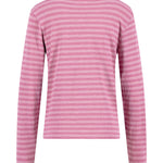 Fynch-Hatton - Ladies Jersey - Long Sleeve Stripe - Berry Rose 492 - Wildvine Clothing, Spalding, Lincolnshire