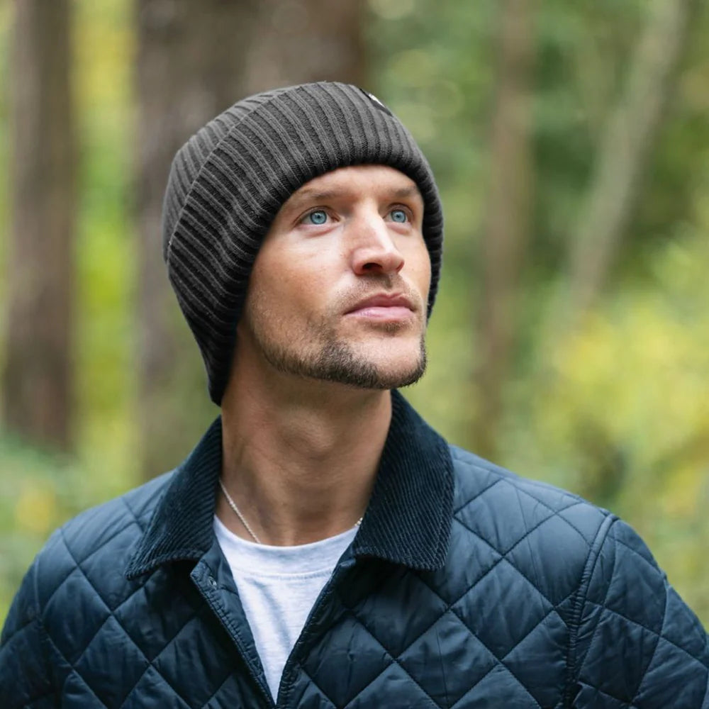 Swole Panda - Mens Organic Cotton Beanie - Black - Wildvine Clothing, Spalding, Lincolnshire