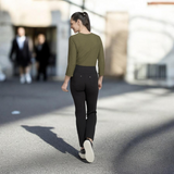 Pinnns - Ladies Ponte Jean Style Pull Up Trouser - Black 280T - Wildvine Clothing, Spalding, Lincolnshire