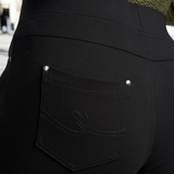 Pinnns - Ladies Ponte Jean Style Pull Up Trouser - Black 280T - Wildvine Clothing, Spalding, Lincolnshire