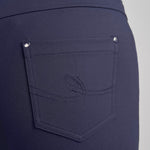 Pinnns - Ladies Ponte Jean Style Pull Up Trouser - Navy 280T - Wildvine Clothing, Spalding, Lincolnshire