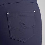 Pinnns - Ladies Ponte Jean Style Pull Up Trouser - Navy 280T - Wildvine Clothing, Spalding, Lincolnshire
