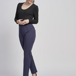 Pinnns - Ladies Ponte Jean Style Pull Up Trouser - Navy 280T - Wildvine Clothing, Spalding, Lincolnshire