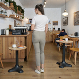 Pinnns - Ladies - Slim Leg Bengaline Ankle Grazer With Back Split - Sage Geo 302CT - Wildvine Clothing, Spalding, Lincolnshire