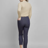 Pinns - Ladies - Slim Leg Bengaline Ankle Grazer with Back Split - Slub Denim 302CT - Wildvine Clothing, Spalding, Lincolnshire