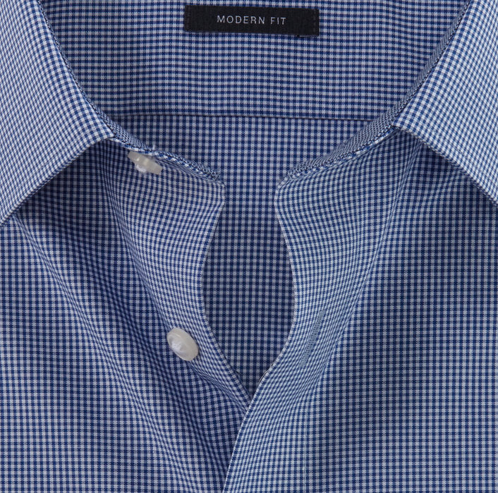 OLYMP - Mens Shirt - Luxor Modern Fit - Royal - Wildvine Clothing, Spalding, Lincolnshire