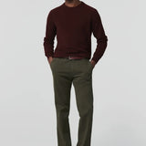 MEYER Oslo Mens Trousers – 9-316 Luxury Cotton Chinos - Modern Fit – Laurel - Wildvine Clothing, Spalding, Lincolnshire