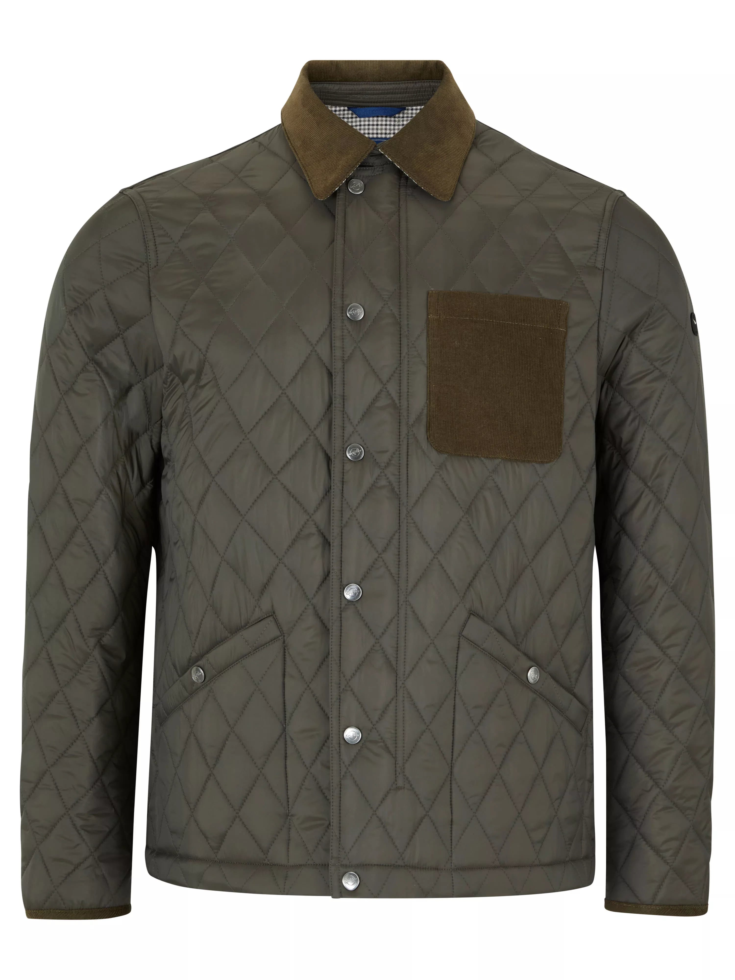 DG's Drifter - Mens - Calder Casual Coat - Dark Green - Wildvine Clothing, Spalding, Lincolnshire
